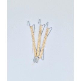 Professional Tomato Hooks Size S Pack of 15 Metal Cucumber Hooks Trellis with 5 m Compostable Cord Each