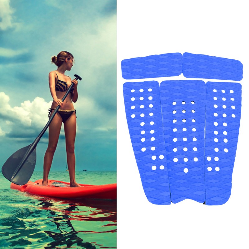 5PCS Durable EVA Anti slip Surfboard Yacht Boat Traction Pad