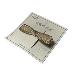 Generic Lucky Rudra Designer Hair Clips For Girls and Women Pack of 12 Pcs Cream