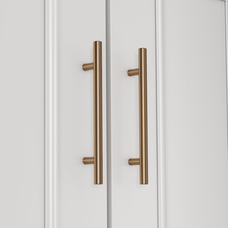 goldenwarm 10 Pack Champagne Bronze Cabinet Pulls Champagne Handles Kitchen
