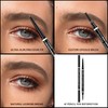 Brow Pencil, 2 Pcs Precision Espresso Eyebrow Pencil Defines, Creates