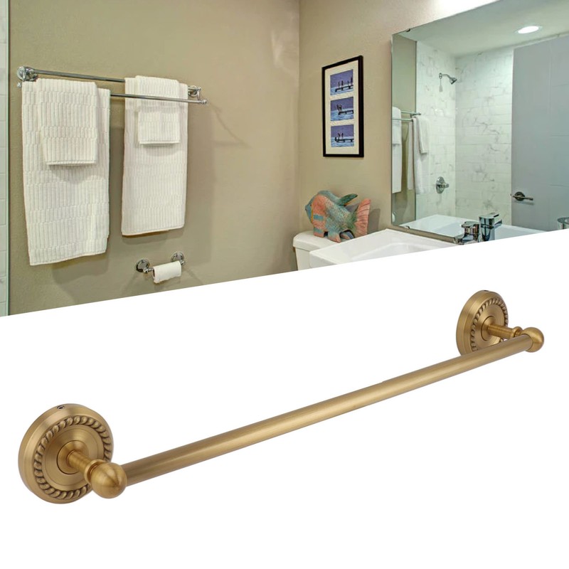 Copper Towel Bar European Style Bathroom Single Bar Towel Rack