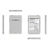 BOZHUORUI Case for 3.7" Xteink X3 eReader,Clear Soft TPU Back