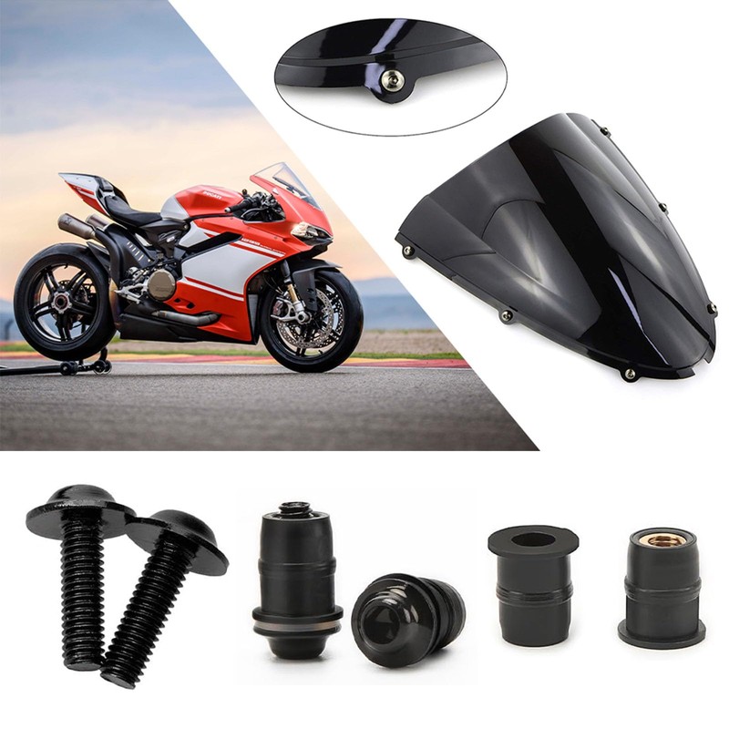 M5 Windscreen Screws, Fairing Windscreen Bolts, Motorcycle Windshield Mounting Screws,