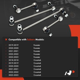 A-Premium Set of 4, Front & Rear Sway Bar Links Stabilizer Bar Links Kit, Compatible with Subaru Forester 2019-2023, Crosstrek 2018-2023