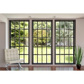 CSFOTO 8x6ft Window Backdrops for Photography Video Backdrops Background Home Office Background Meeting Office Zoom Background Office Backdrop for Video Conference Living Room Backdrop