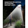 CVchancin Solar Lights Outdoor, 92 LED Motion Sensor Security Light