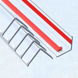 Clear Self-Adhesive Wall Corner Guards Walls Edge Protector & Corner Protectors for Wall, Furniture Corner, Door Easy to Install for Baby (6 Pcs, 1.2in x 39.5in)