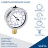SENCTRL 30 inHg to 30 Psi Vacuum Glycerin Liquid Filled