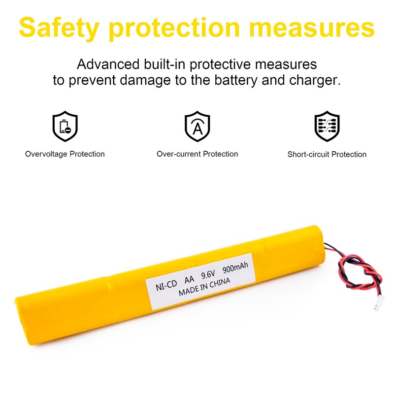 Fulpower 2 Pack 9.6V 900mAh Ni-Cd Exit Sign Emergency Light