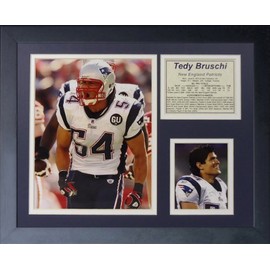 Tedy Bruschi 11" x 14" Framed Photo Collage by Legends Never Die, Inc.