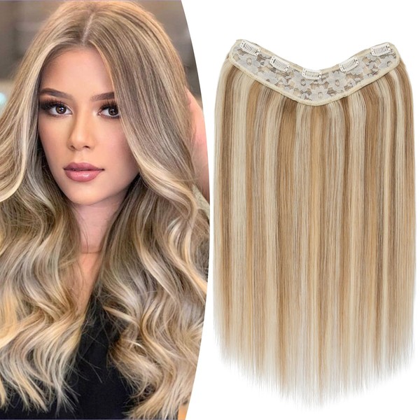 TESS Clip-In Real Hair Extensions, Blonde Balayage, 50 cm, One