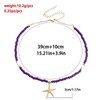 Azusa Sun Boho Beaded Choker Necklace Starfish Cute Summer Pendant