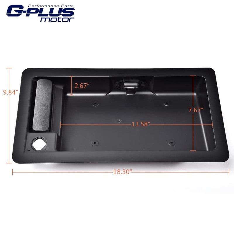 G-PLUS Rear Cargo Door Handle & License Plate Tag Bracket