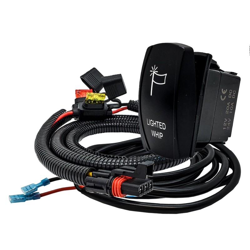 10ft. Pulse Power Bus Bar Plug Wire Harness with On/Off