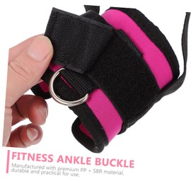 BIUDECO 1pair Fitness Ankle Straps Buckles Protector for Resistance Exercises for Glutes HIPS Thighs and Calves Workouts