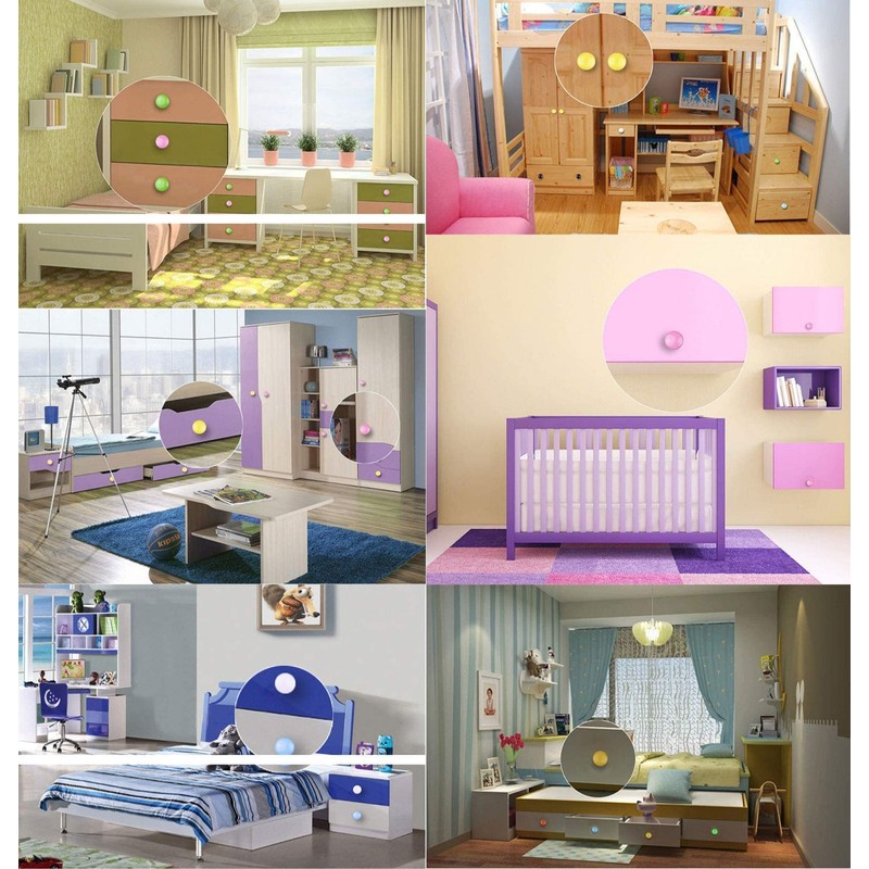 zalati Cabinet Knobs 20pcs Cupboard Handles Drawer Pulls Ceramic for