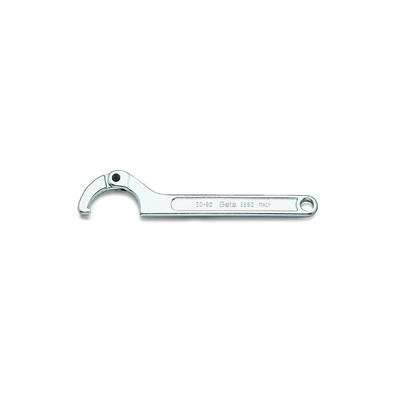 Beta 99SQ Adjustable Hook Spanner Wrench with Square Nose Heavy-Duty