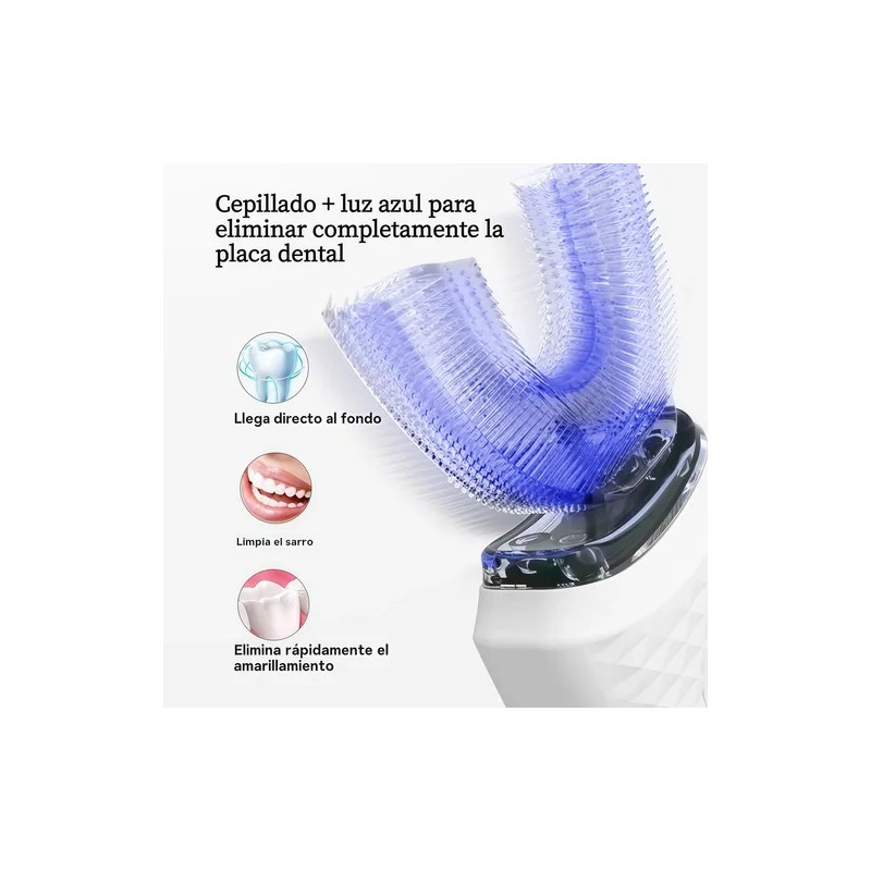 Blanqueador Dental Forma U Con Vibración Resistente Al Agua