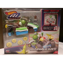 HOT WHEELS AI MARIO KART Yoshi Smart Car Body & Cartridge Kit Sealed! NEW N HAND