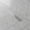Hydroware 24 Inch Linear Shower Drain - Stainless Steel Rectangular