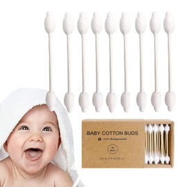 Hisopos de Algodón,150/200 Piezas Hisopos de Seguridad para Orejas de Seguridad,multiusos y Desechable,para Limpieza de Oídos, Aplicación de Maquillaje y más (4PK-200)