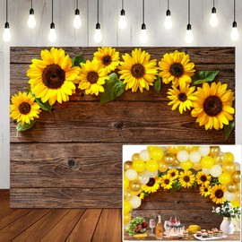 LTLYH 7x5FT Sunflower Birthday Party Decorations Sunflowers Flowers Fall Party Decor Backdrop We Appreciate You Banner Baby Shower Party Photo Studio Photo Booth Decoration 051