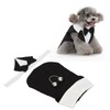 Dog Suit Soft Breathable Fashionable Bow Tie Puppy Costume for