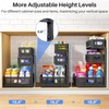 Under Sink Organizer, 2-Pack 3-Tier Thickened Metal Pull out Cabinet