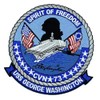 USS George Washington CVN-73 Patch – Hook and Loop, 4.5"