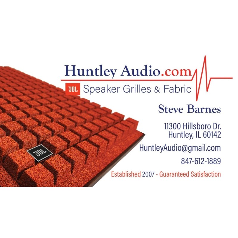 JBL Two New JBL Metal Badges-Includes Spring Washers-Double Sided Tape