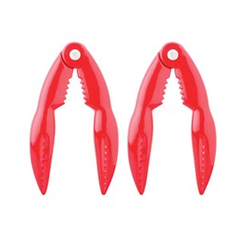 Maine Man Lobster Crab Seafood Nut Walnut Cracker Opener, Set of 2, Red