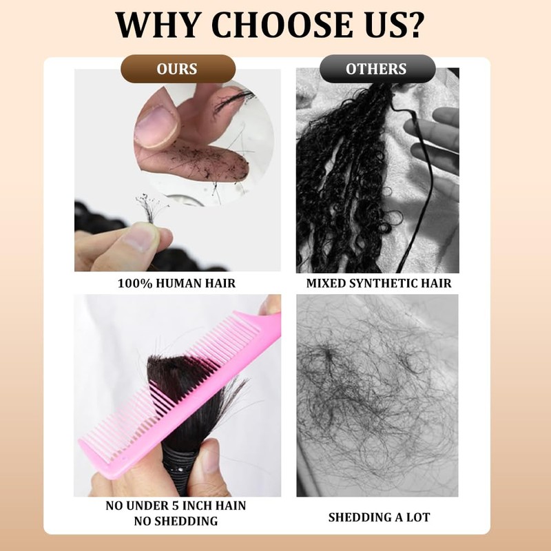 Human Braiding Hair for Boho Braids 14 Inch 50g Highlight