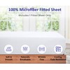 Royale Linens Fitted Sheet King - Ultra Soft 1800 Brushed