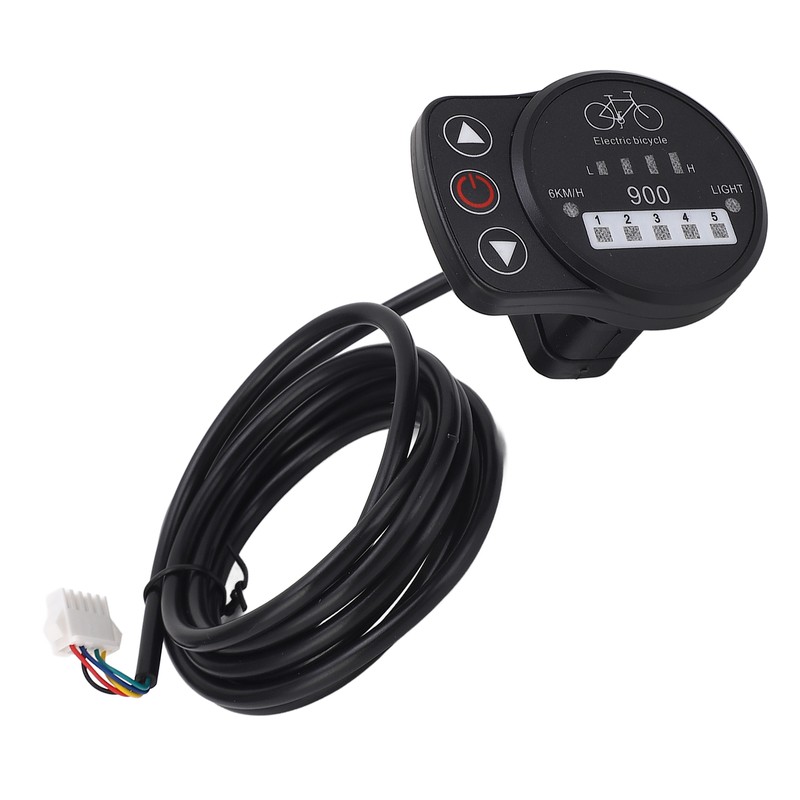 36V 48V Electric Bike LED Meter Speed Battery Power Headlight
