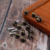 Ripeng 36 Pieces Mini Round Head Knobs Vintage Antique Drawer