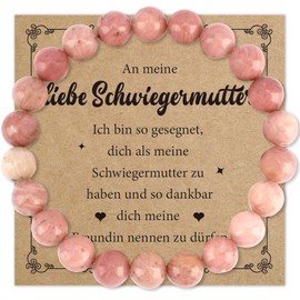 FAJUXIS Gift Mother in Law Gift Christmas Bracelet Mother in Law Gifts for Mother in Law Seniors Gifts Gift for Mother in Law Birthday Gifts for Mother's Day, Stone