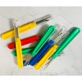 12 Pcs Colorful Sewing Seam Rippers Stitch Thread Unpicker for Opening Removing Seams and Hems Cutter for Crafting