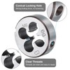 sourcing map 2pcs Round Threading Die M6 x 1.0 Metric