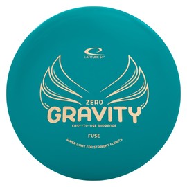Latitude 64 Zero Gravity Fuse | Understable Disc Golf Midrange | Floats in Water | Lightweight w/Accurate Understable Flight | Beginner Frisbee Golf Disc | Grippy Base Plastic | 120-130g (Blue)