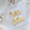 Butter Flower Handmade Nail Tips - Stiletto / 버터 플라워