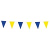 Happium 10m / 32 ft Solid Colour Bunting Flags Banner