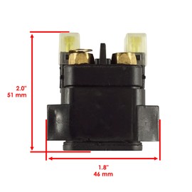 Replacement Powersports Parts – High-Performance Components for Starter Solenoid Relay for Yamaha Raptor 660 YFM660 2001 2002 2003 2004 2005 ATV Model-NK02-7558