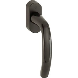 HOPPE Atlanta Secustik + VarioFit Window Handle 90° 7 x 32-42 mm Brown RAL 8707 Item No. 10760935