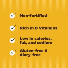 Sari Foods Non-Fortified Nutritional Yeast Flakes - 8oz - Organic Superfood, Protein. Gluten Free & Dairy Free Vegan Cheese Parmesan Substitute, Vitamins B, Beta-glucans & 18 Amino Acids