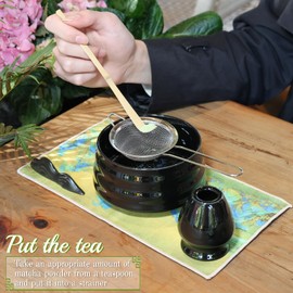 SiBeiXiu Matcha Mixer Set, 7 in 1 Matcha Sets, Japanese Matcha Set, Matcha Tea Set for Making Breakfast/Matcha Latte, Matcha Mixer and Bowl and All Accessories, Matcha Lovers/Friends/Family