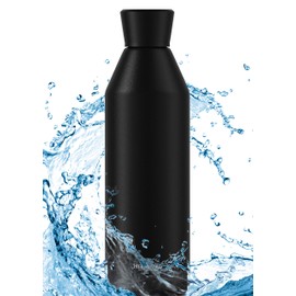 Heemburg Edelstahl Trinkflasche flask Wasserflasche - Thermoflasche auslaufsicher. Doppelwandige Isolierflasche, BPA und rostfrei. Für Kinder, Büro, Auto oder Schule