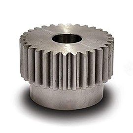 Boston Gear YD217/8 Spur Gear, Steel, Inch, 12 Pitch, 0.875" Bore, 1.917" OD, 1.000" Face Width, 21 Teeth