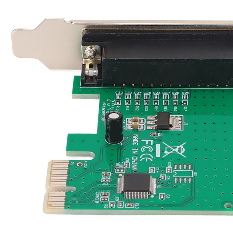 PCIE to LPT Expansion Card WCH382L Original Chip 25 Holes