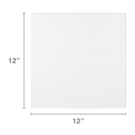 Hygloss Cardboard-Tagboard for Crafts, Backing for Photos and Documents, Scrapbooking and More-Approx. 28 pt. Thickness-12 x 12 inches-Pack of 100, 12 x 12-Inch, None